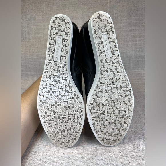 Linea Paola Anna platform wedge ankle sneakers shoes size 9.5 black leather - Picture 12 of 12